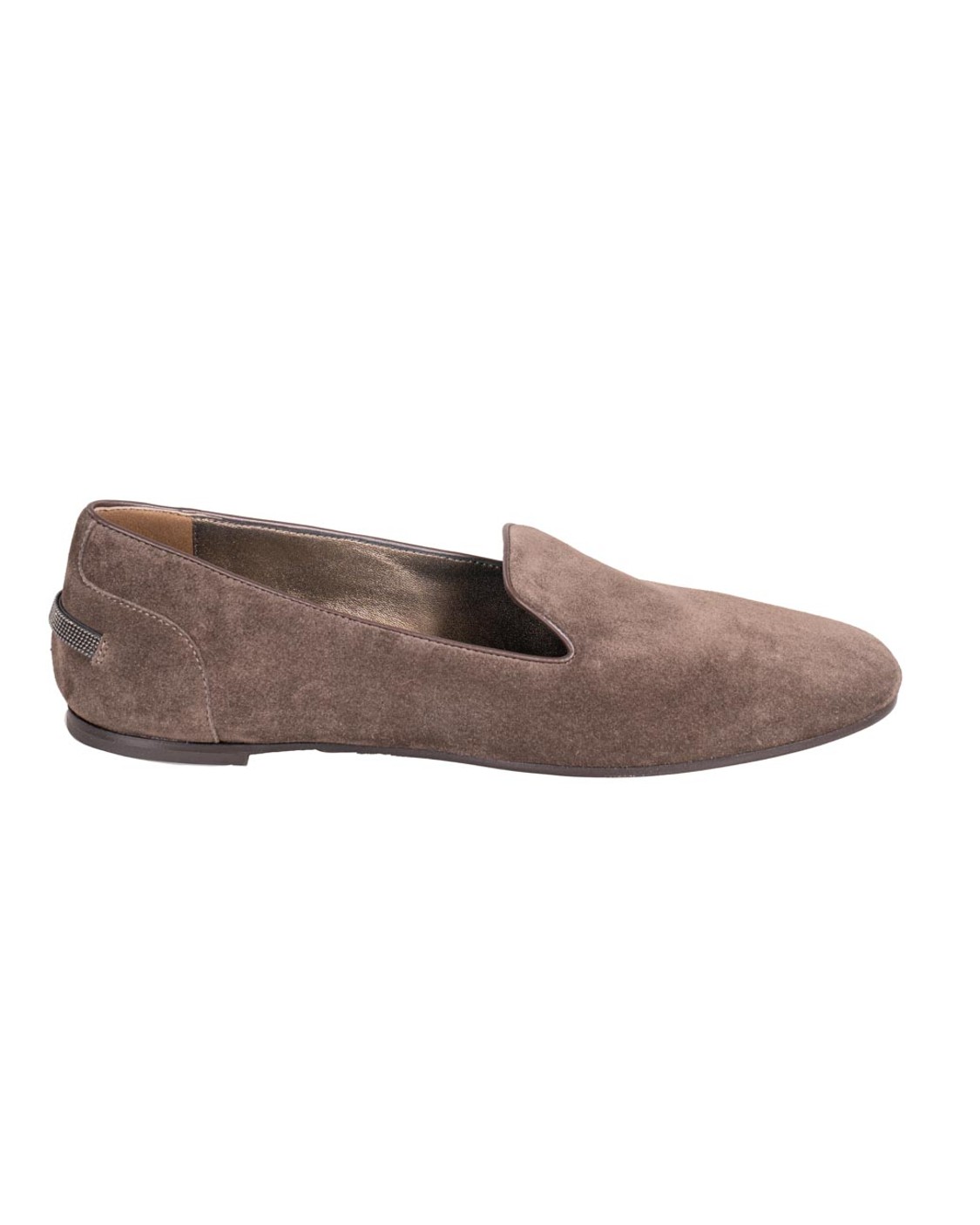 shop BRUNELLO CUCINELLI  Scarpe: Brunello Cucinelli mocassini in suede.
Profili in pelle.
Dettaglio Monile sulla parte posteriore.
Intersuola in pelle.
Composizione: 100% VERA PELLE.
Made in Italy.. MZSFC3081-C7284 number 8415757